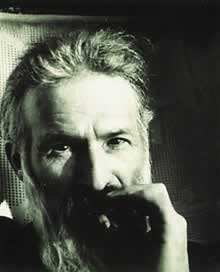 Constantin Brancusi smoking