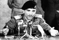 King Hussein smoking