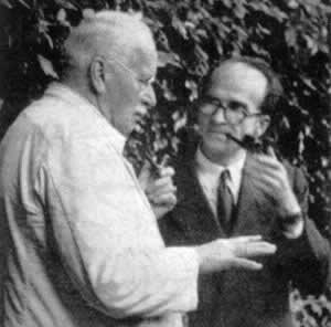 Mircea Eliade and Karl Gustav Jung, in Ascona,1952