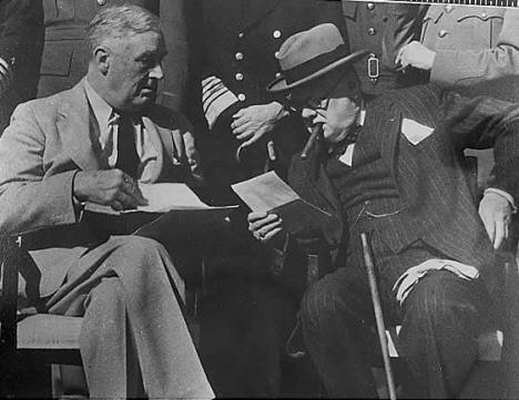 Franklin D. Roosevelt and Winston Churchill